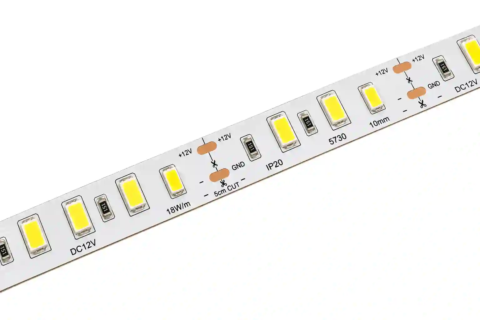 LED pásek 12V 18W/m IP20 s extra vysokou svítivostí